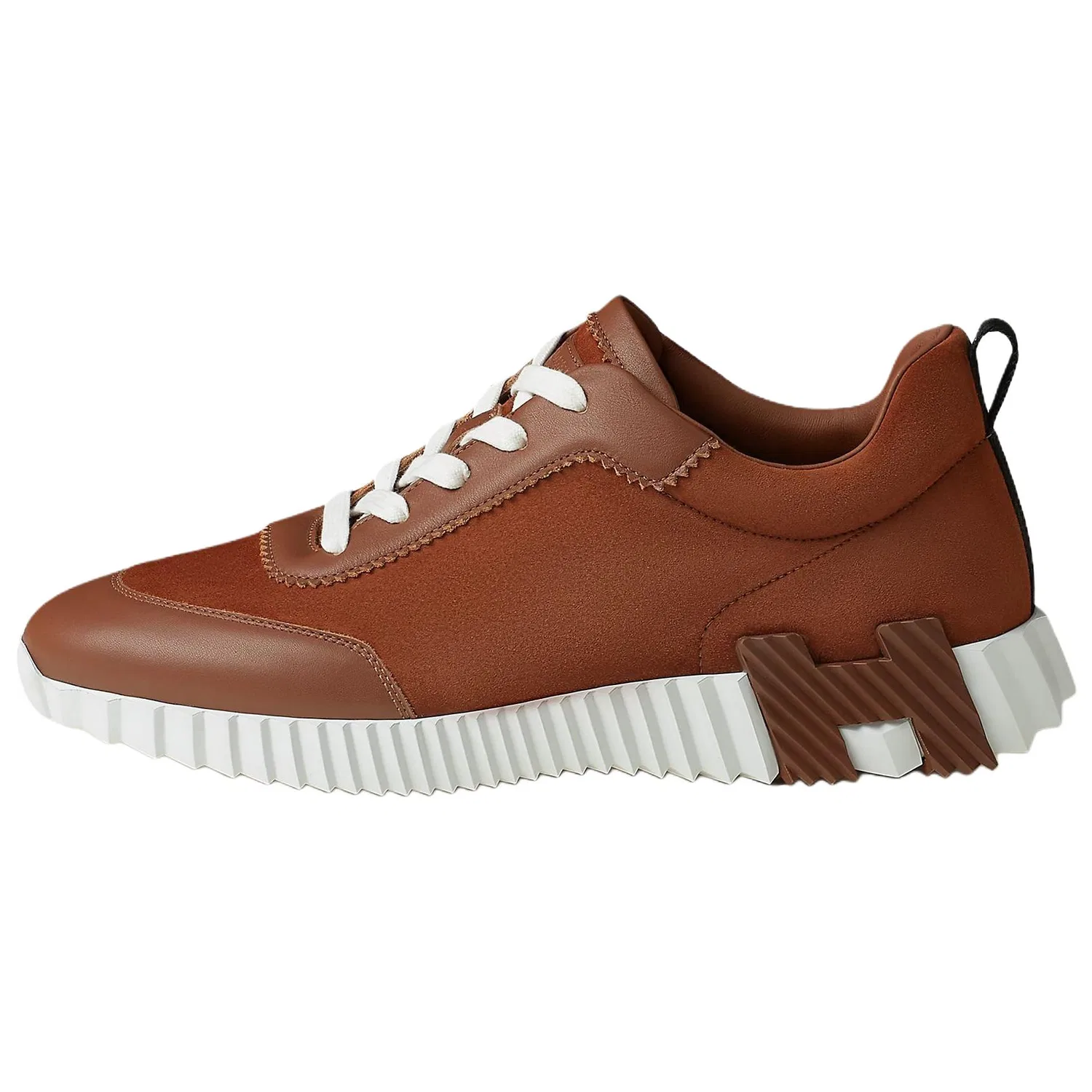 Кроссовки низкие 4см Hermes Brown