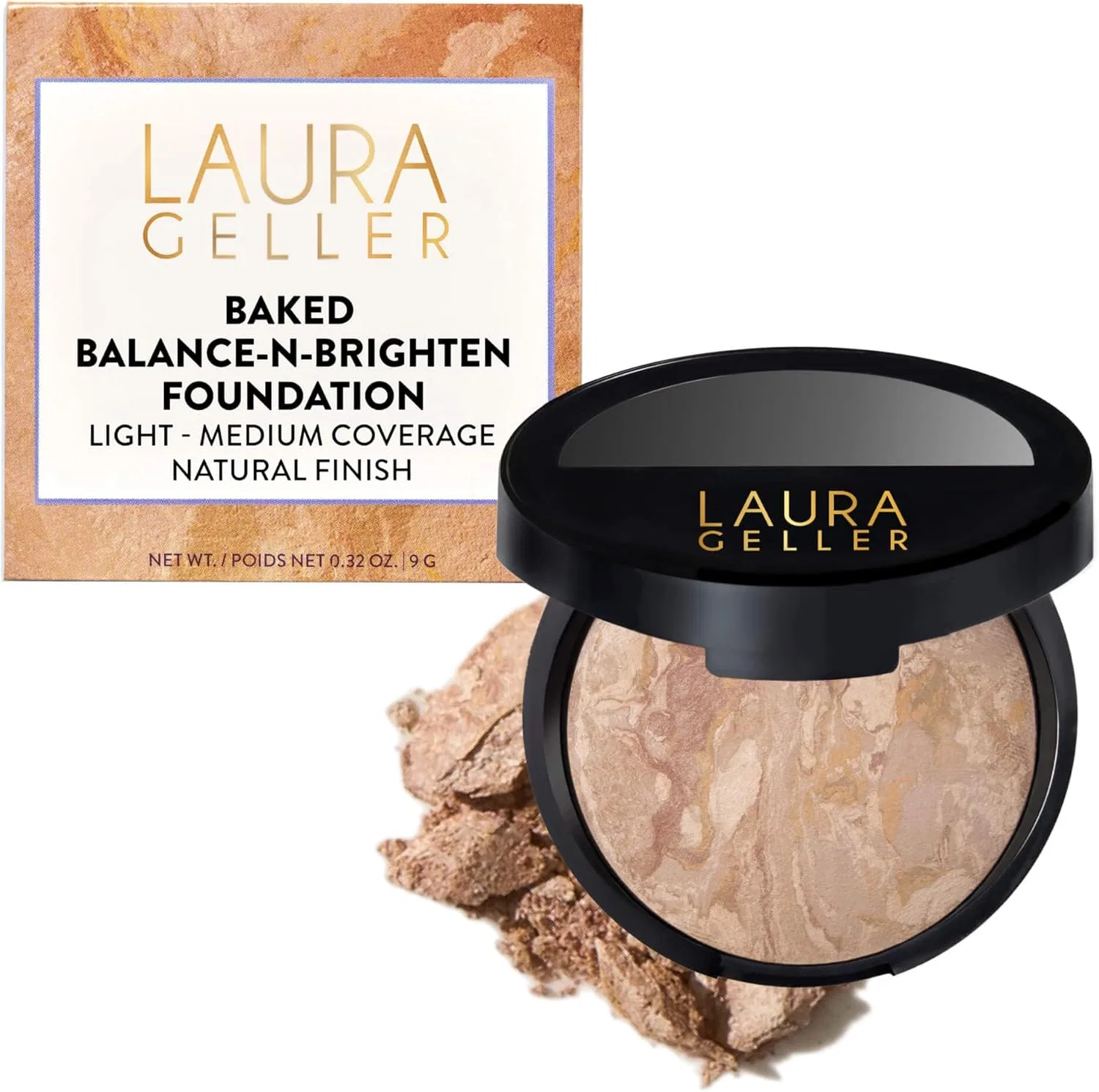Тональная пудра Laura Geller New York Balance-n-Brighten Fair 9g