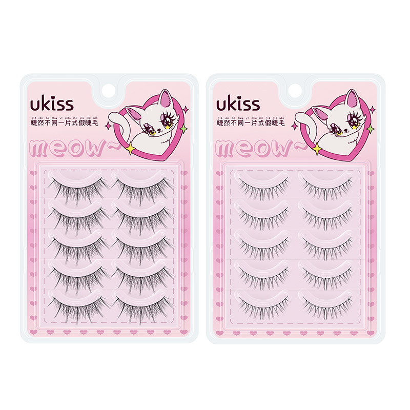 

Ресницы Differently One Piece полной длины с жестким стержнем, одиночный пучок UKISS