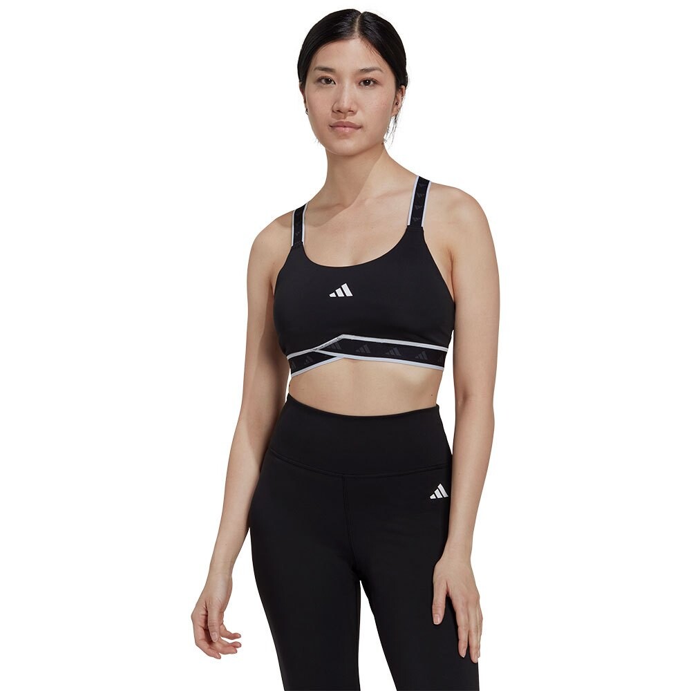 

Спортивный бюстгальтер adidas Powerimpact Medium-Support Techfit, черный