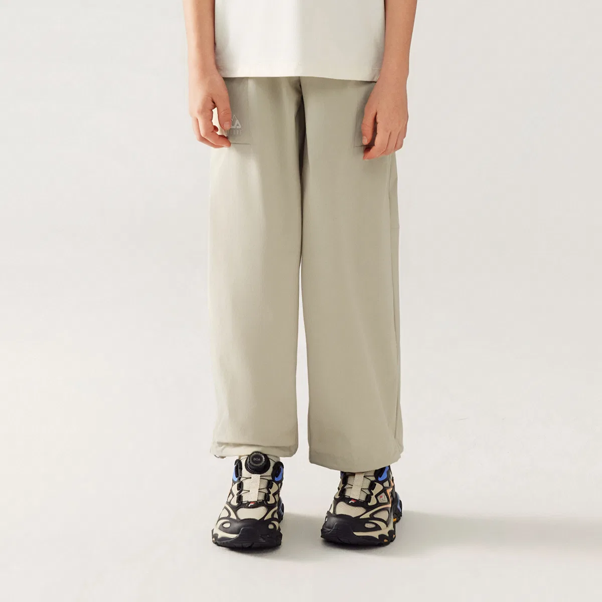 Штаны спортивные FILA KIDS Cappuccino Khaki — фото 4