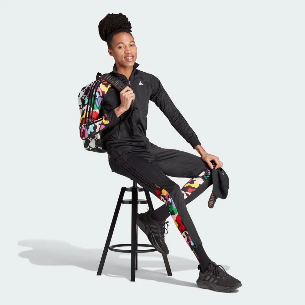 Женская ветровка adidas Rm Tiro Track Top, Black/Better Scarlet/Vapour Pink — фото 4