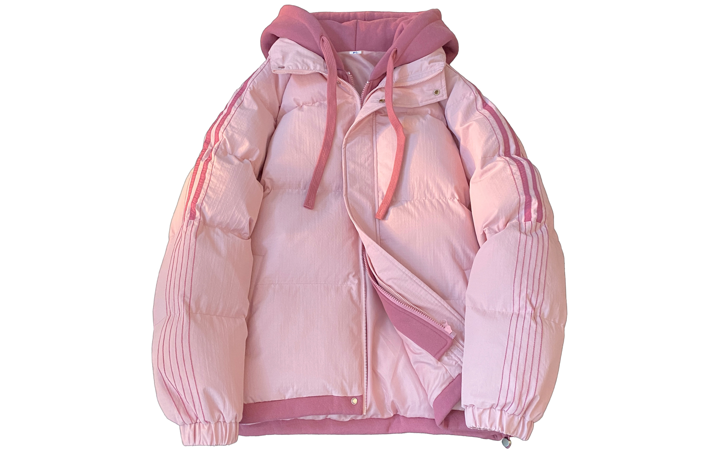 

WARRIOR Пуховик унисекс Huichao Open Ended Smile Collection, Cherry Blossom Pink