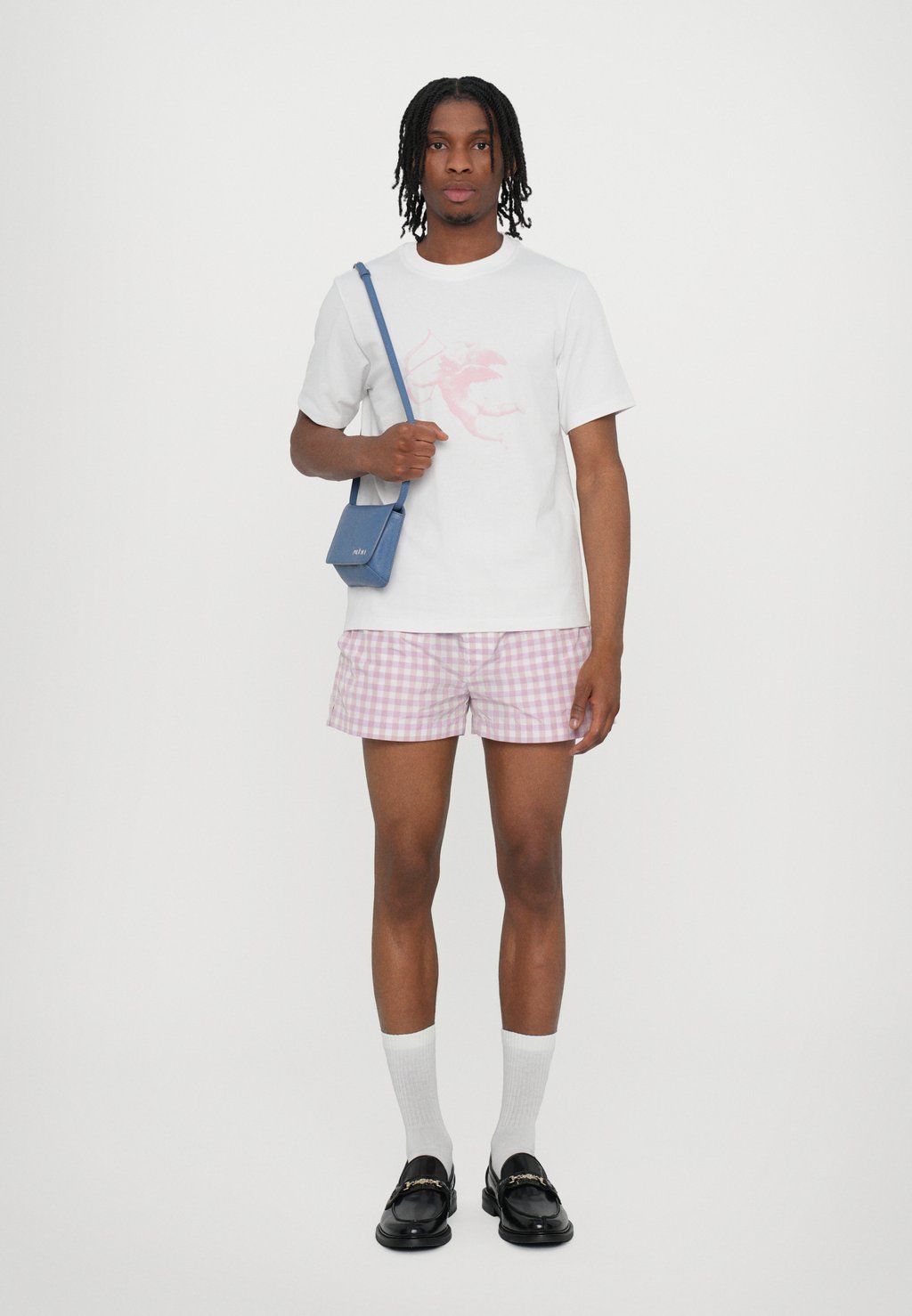 

Шорты GINGHAM UNISEX Fiorucci, розовый