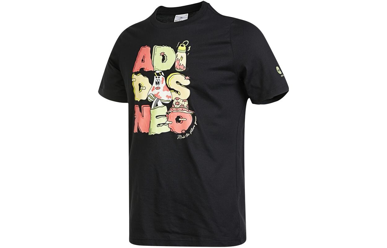 

Футболка мужская черная Adidas Neo, черный
