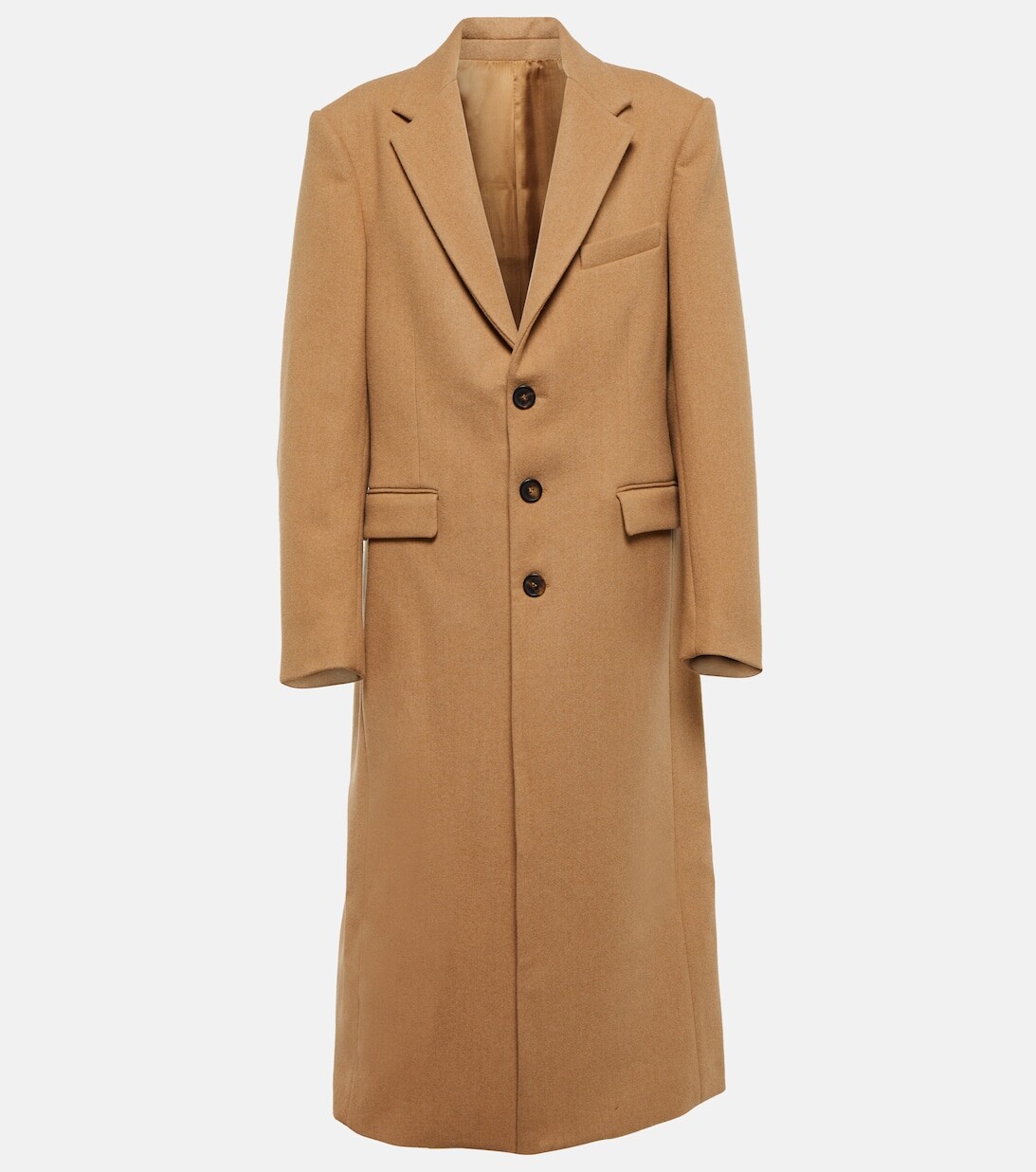 

Шерстяное пальто WARDROBE.NYC, бежевый