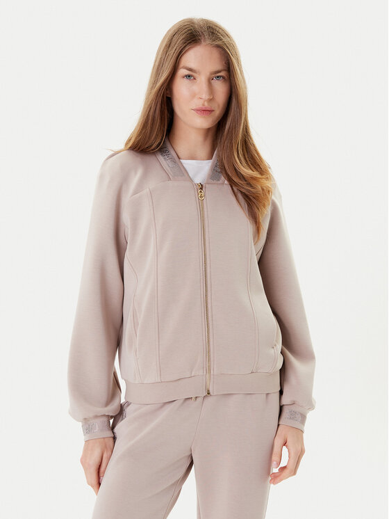 

Свитшот regular fit TF5090 J4616 Liu Jo, бежевый