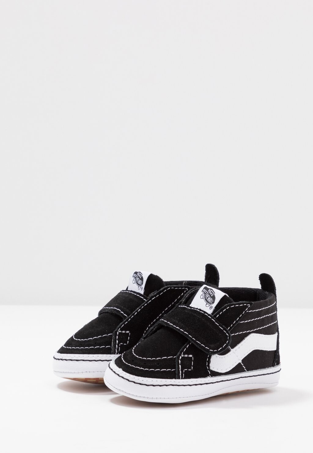Туфли для ползания IN SK8-HI CRIB UNISEX Vans, цвет black/true white — фото 4