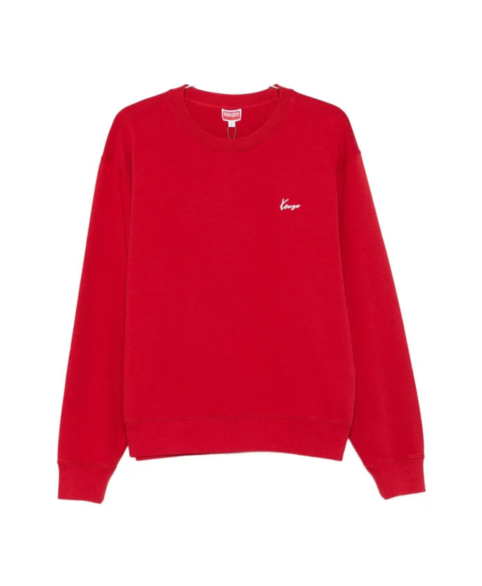 

Красная толстовка с цветочным узором Kenzo, красный