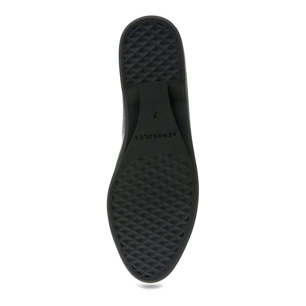 Женские кожаные балетки Aerosoles Bia, цвет Black Croco Faux Leath — фото 3