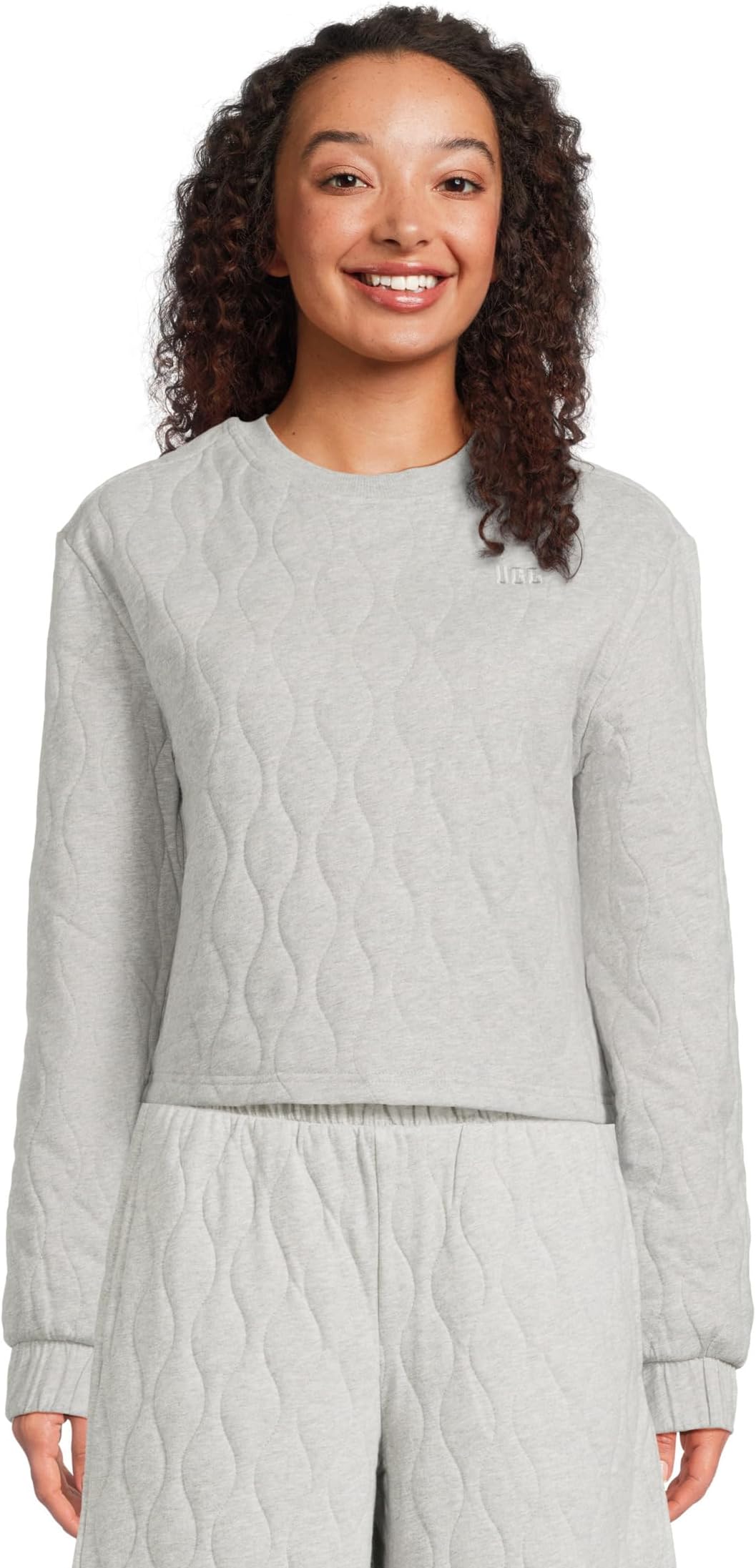 

Свитер UGG Katie Quilted Top, цвет Grey Heather