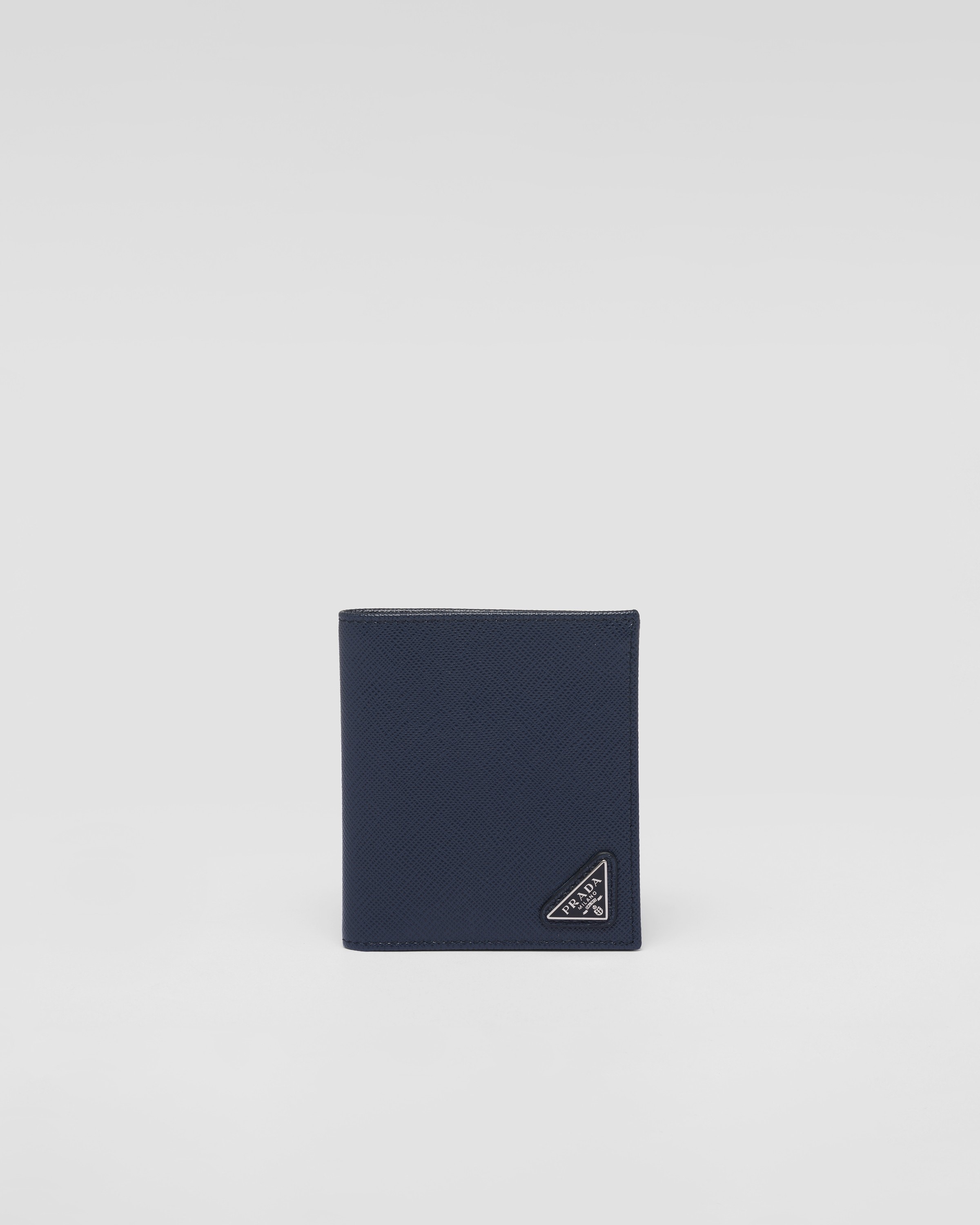 

Кошелек из сафьяновой кожи Prada, синий