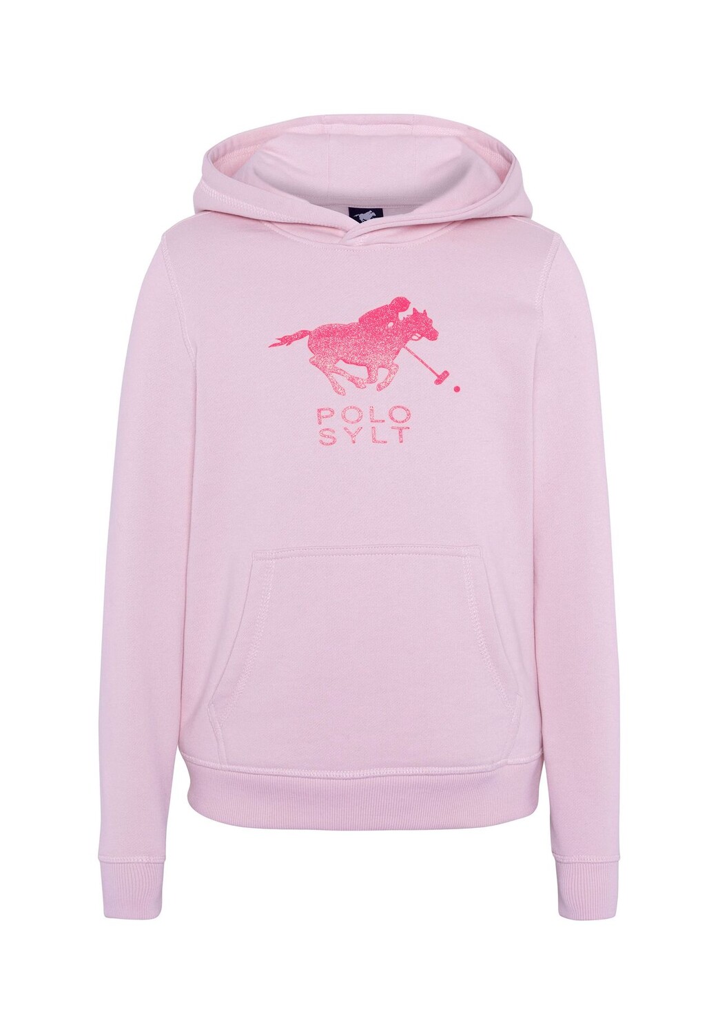 

Худи с блестящим лейблом POLO SYLT, цвет Pink Lady
