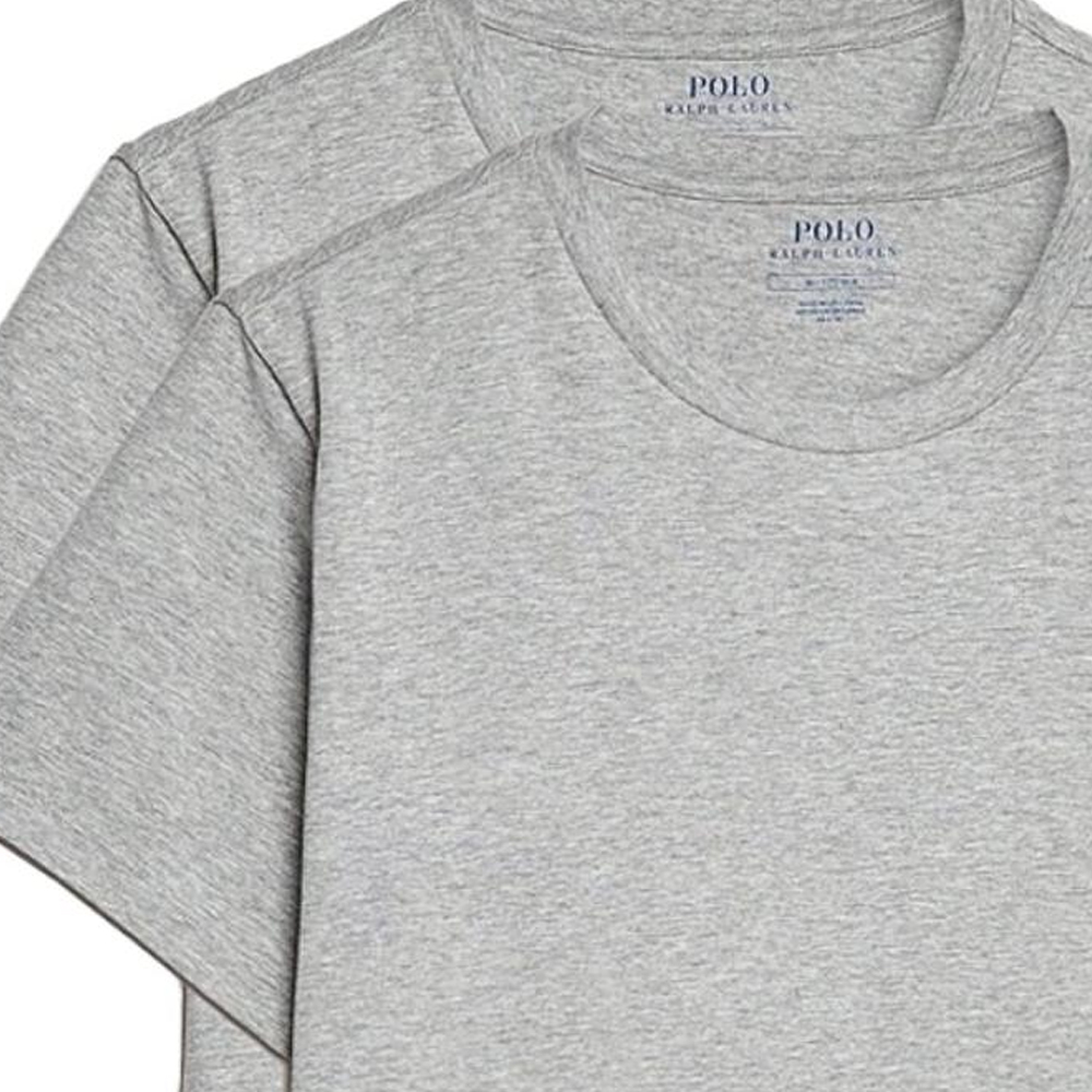 Футболка с круглым вырезом, набор из двух штук Polo Ralph Lauren, серый — фото 4