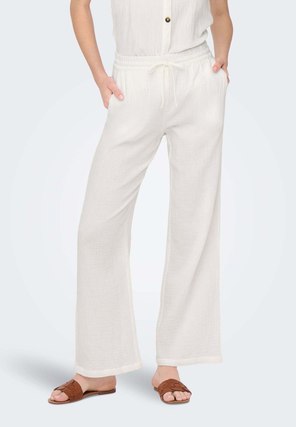 

Брюки THEIS LIFE WIDE PANT JDY, кремовый