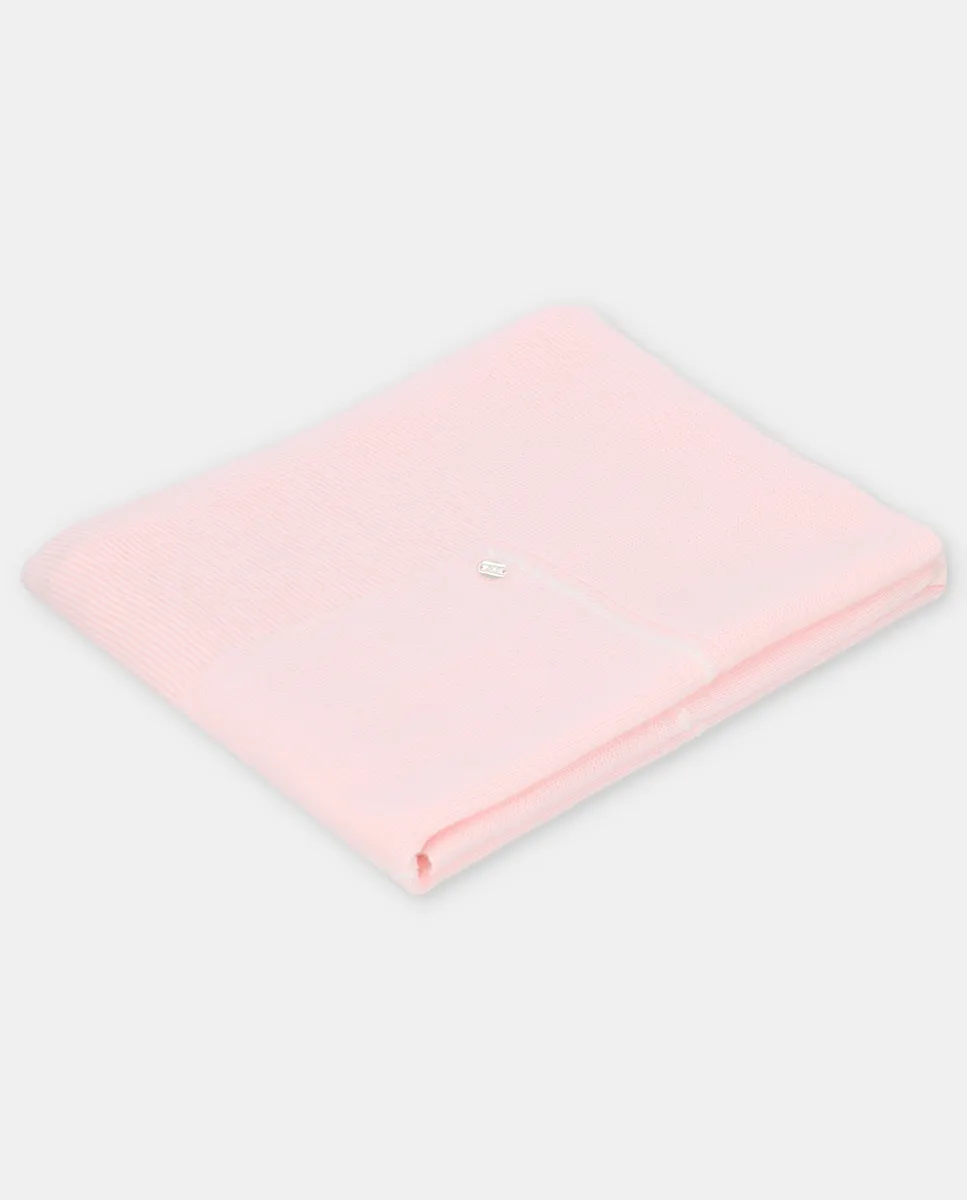 

Вязаная розовая шапочка для девочки Martín Aranda