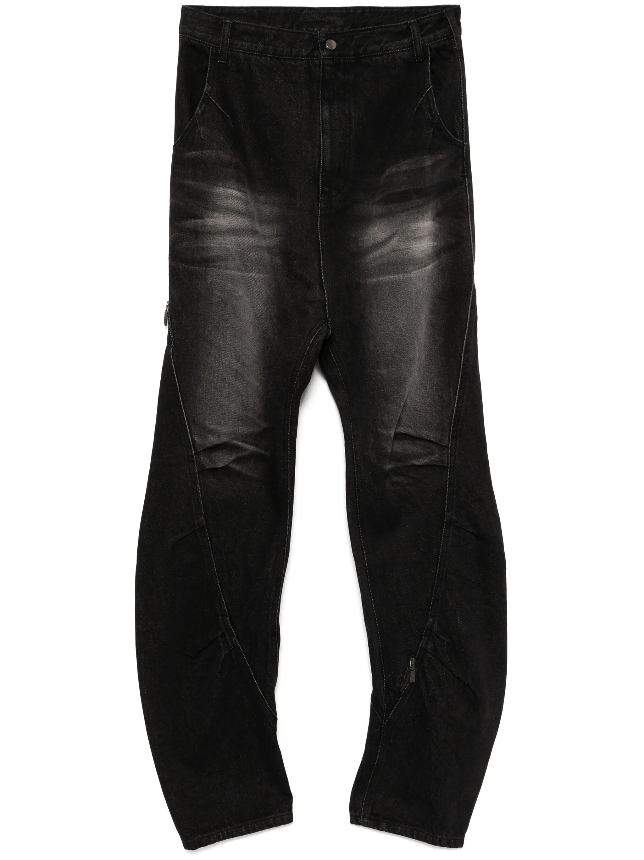 

Джинсы узкого кроя Ader Error, черный