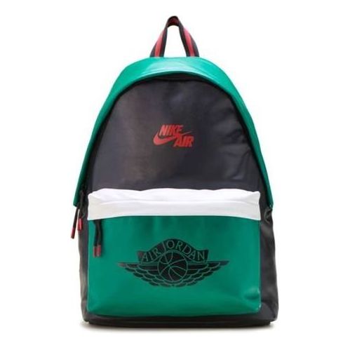 

Рюкзак Air Jordan 1 Backpack 'Green Black', черный