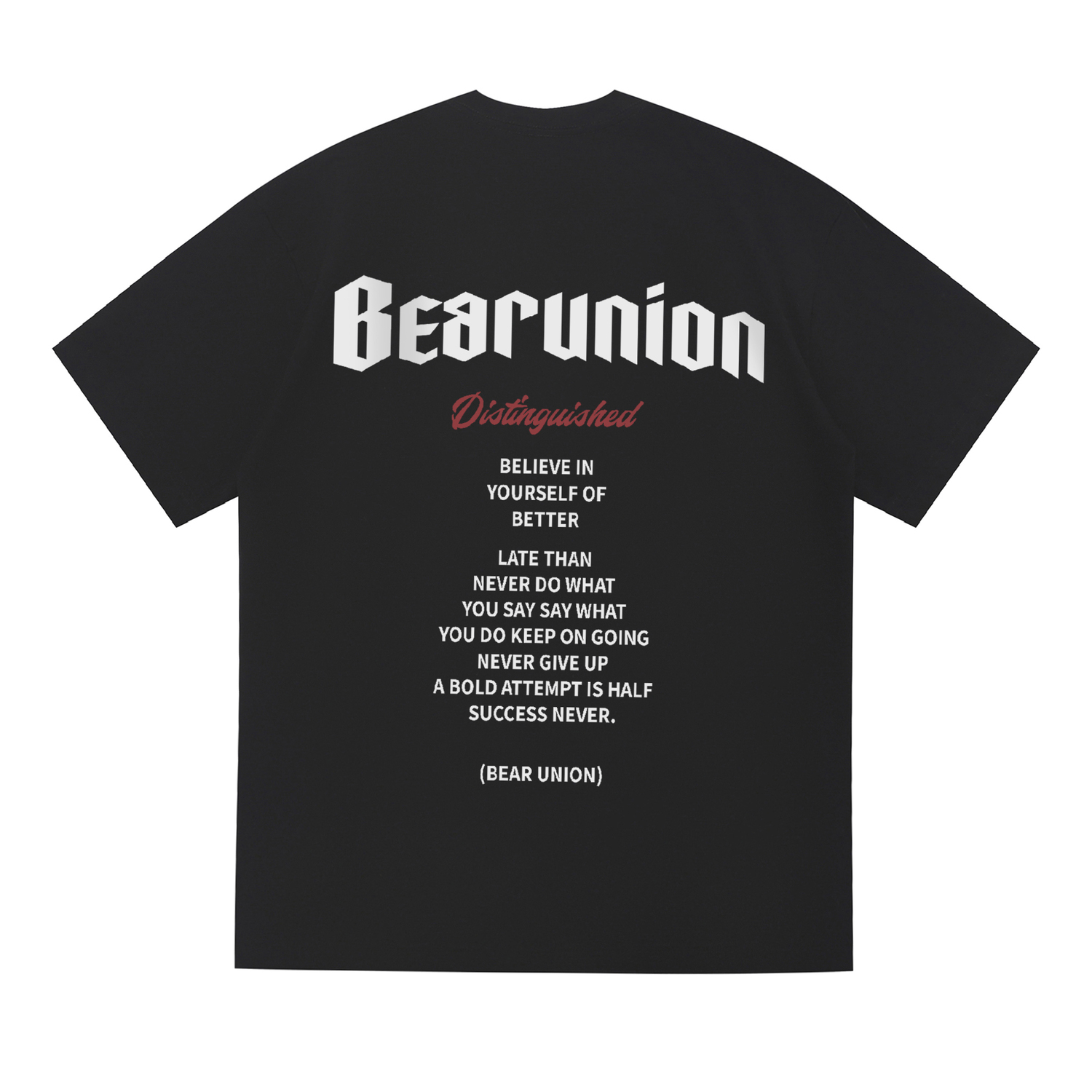 

Футболка мужская BEAR UNION, черная