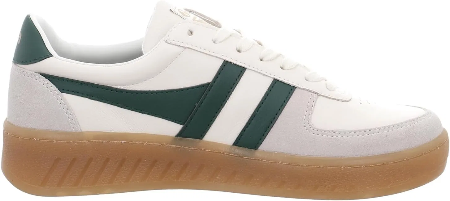 Мужские кроссовки Gola Elite Grandslam, Off White Evergreen Gum — фото 3
