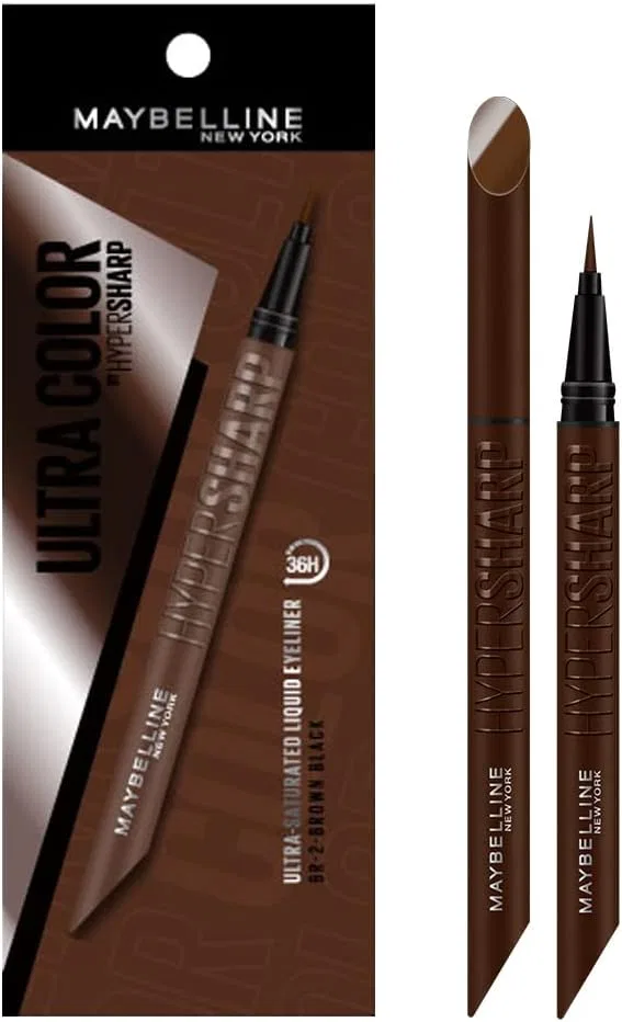 Тушь для ресниц водостойкая удлиняющая Maybelline Sky High Mascara Waterproof 01 Black + подводка для глаз — фото 4