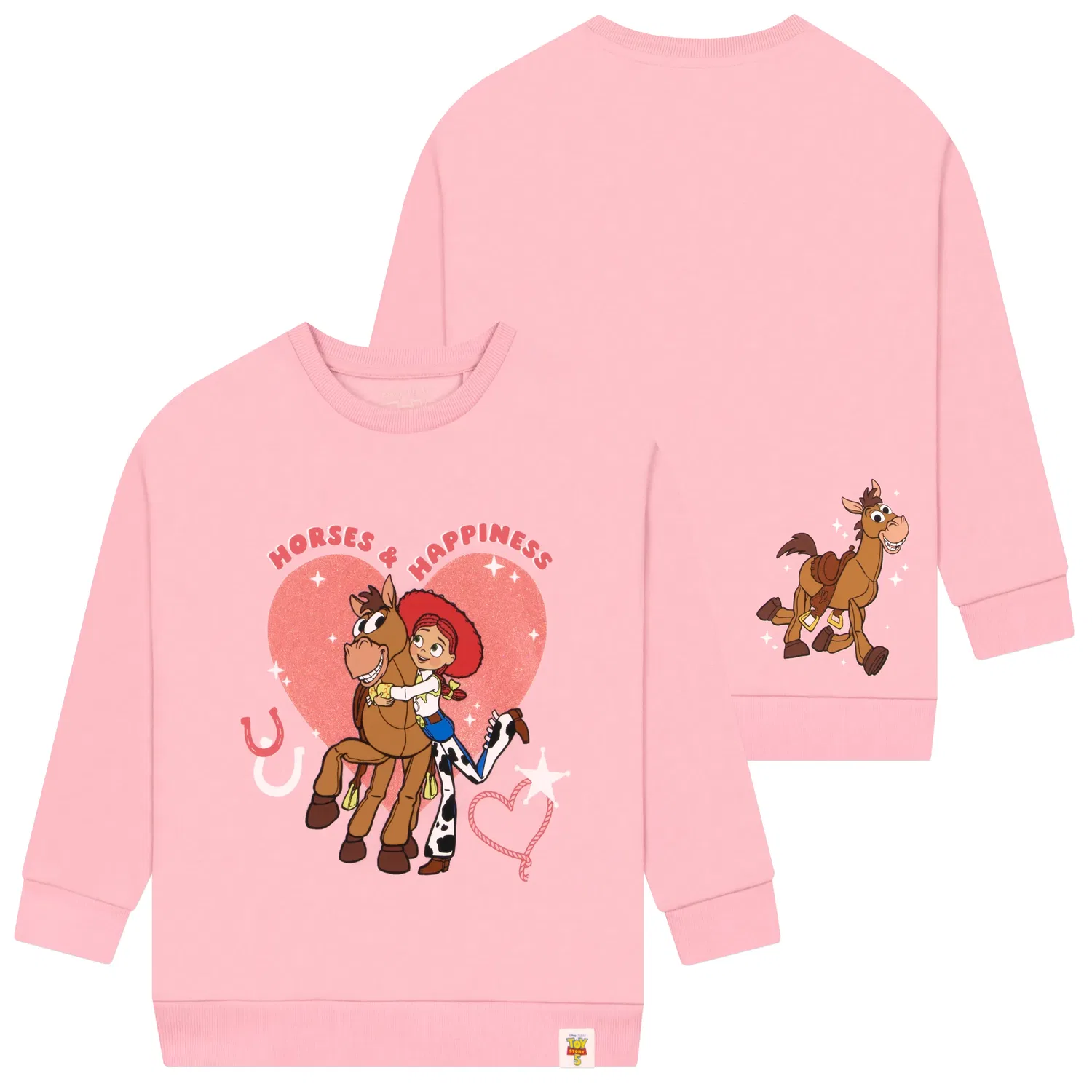Свитшот Toy Story Jessie & Bullseye, Disney, розовый — фото 2
