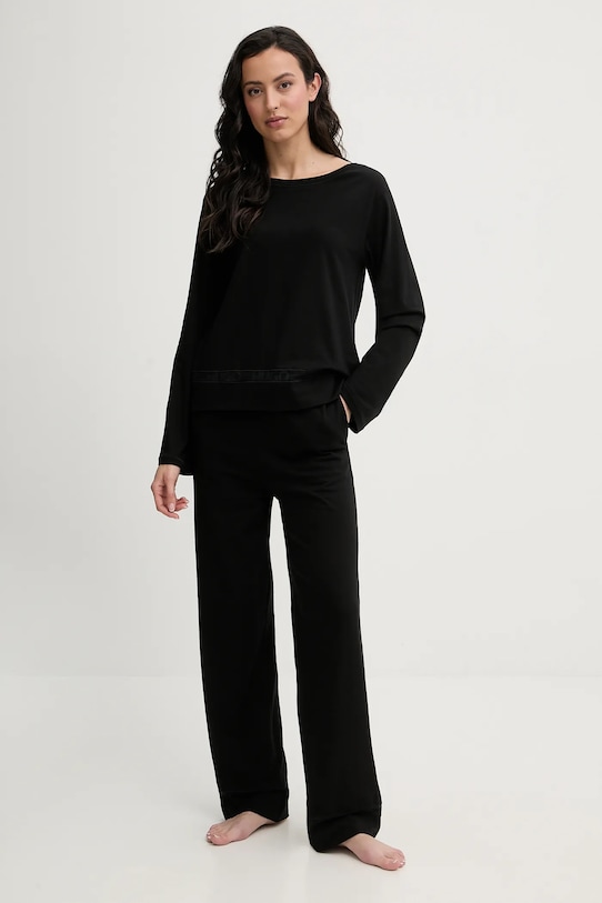 

Пижама mesh logo long set HUGO, черный