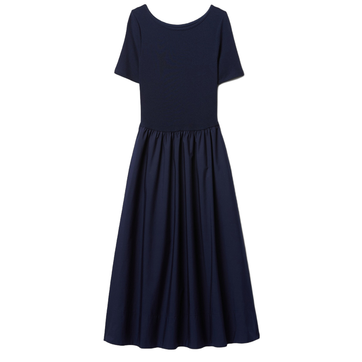 

Женское платье с коротким рукавом и длинной юбкой GAP, синий