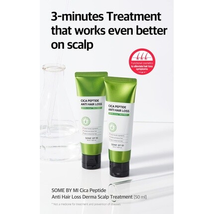 SOME BY MI Cica Peptide против выпадения волос Derma Scalp Treatment 50 мл 1,69 эт. унция — фото 2