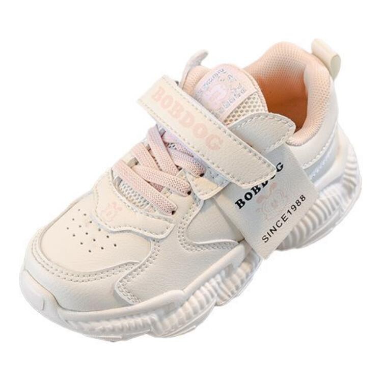 

Детская повседневная обувь для детей, кроссовки, кроссовки Bobdog, цвет White/Warm Pink