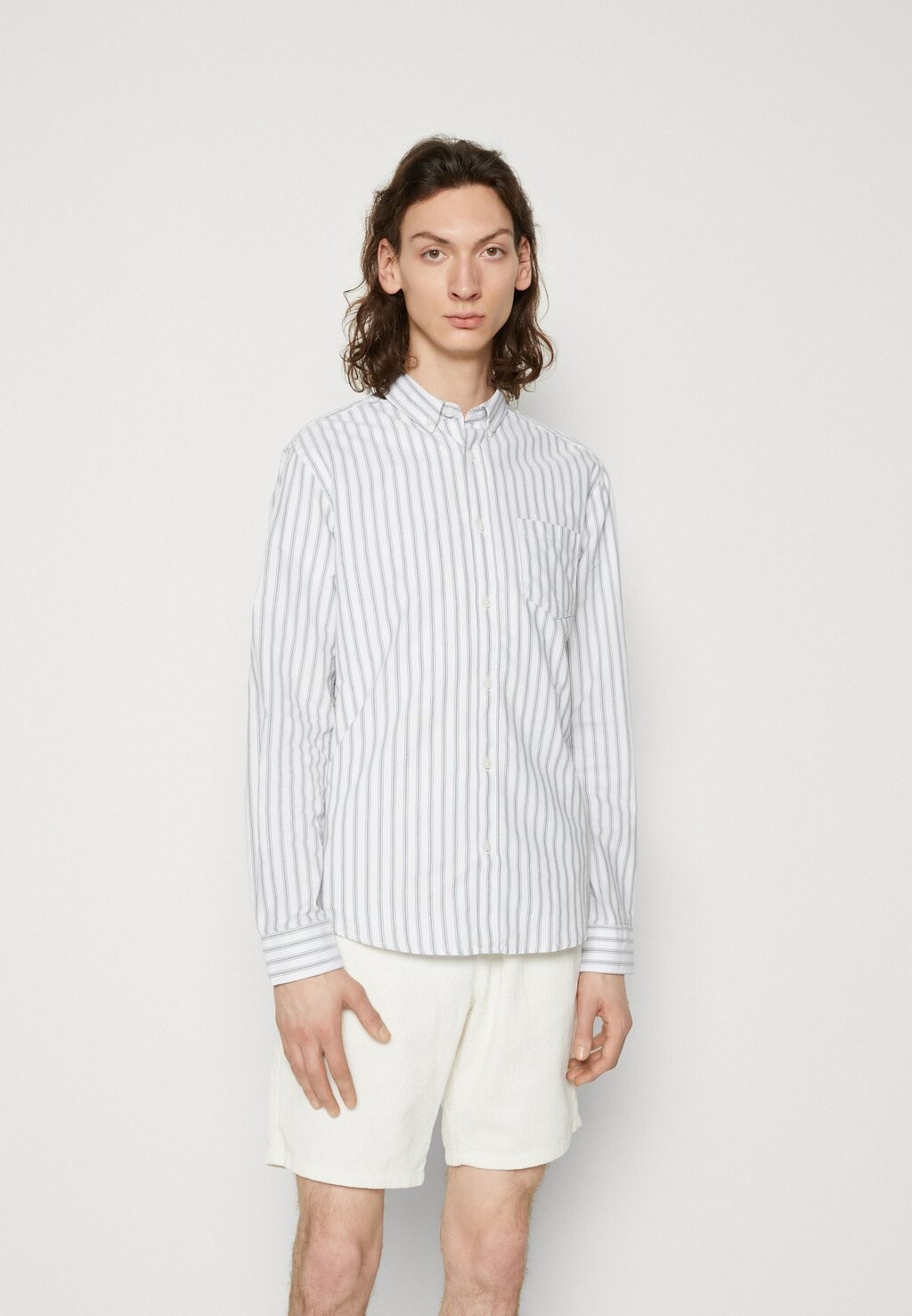 

Рубашка ALVARO LS OXFORD STRIPE Only & Sons, утиный зеленый