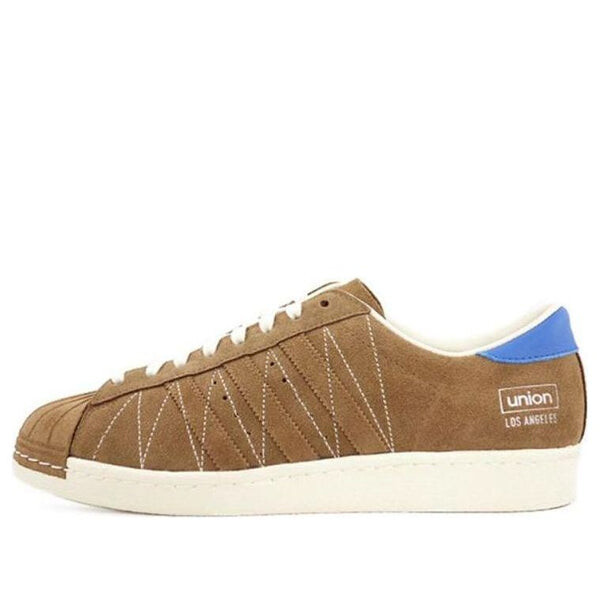 

Кроссовки union x superstar 80v Adidas, коричневый