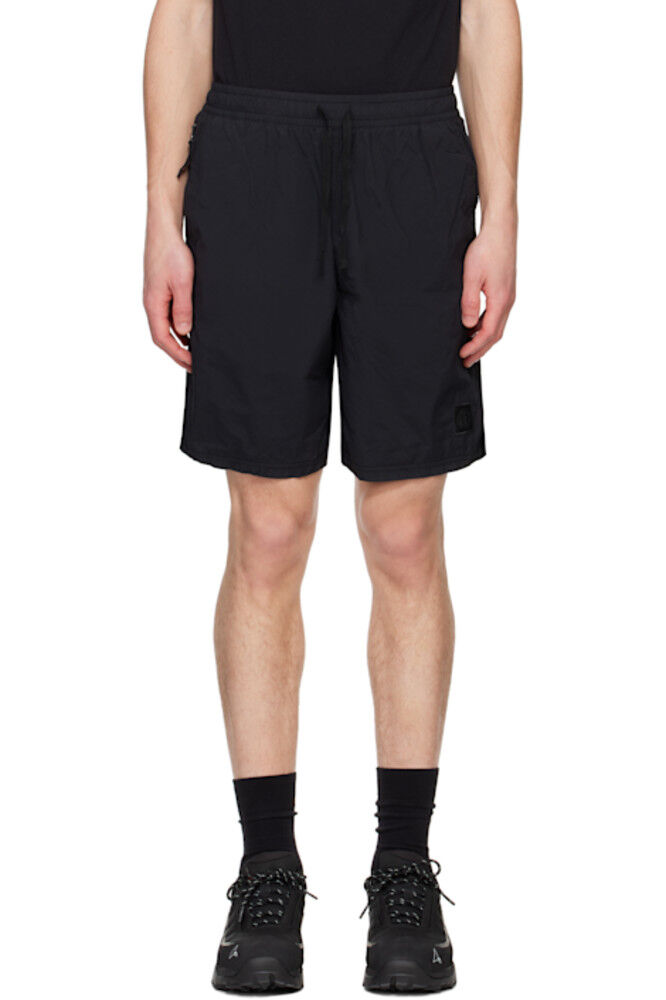 

Черные шорты из переработанного нейлона Stone Island