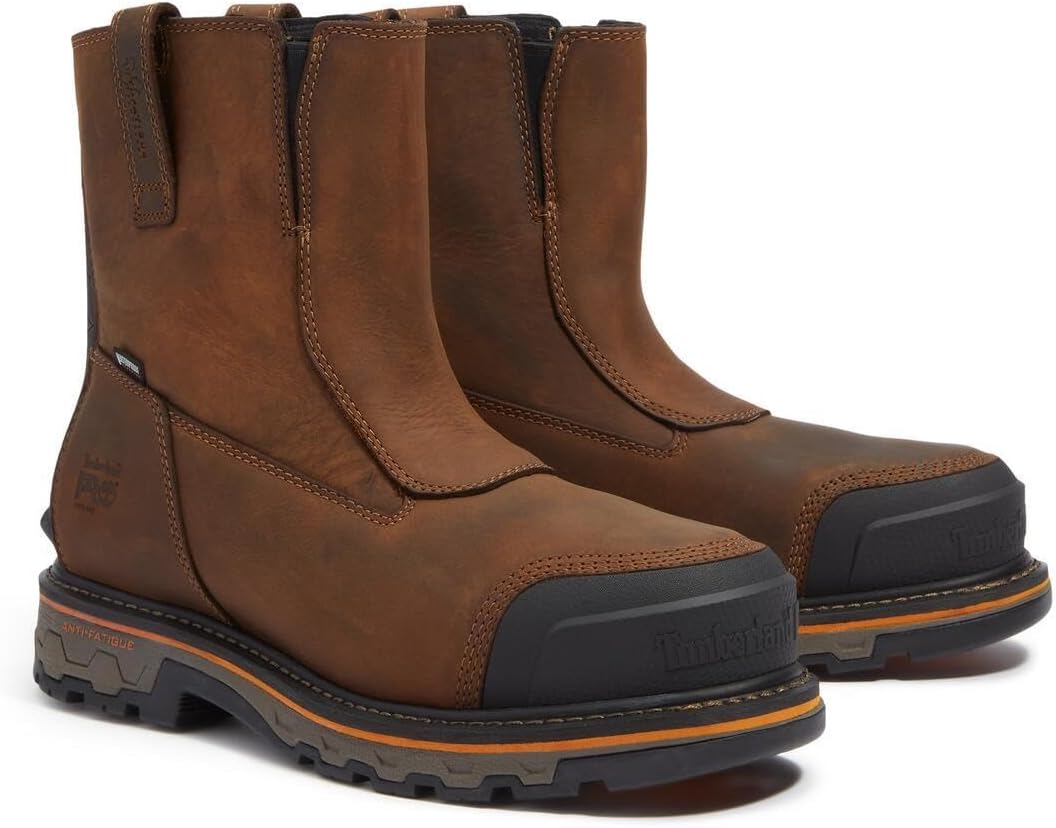 Timberland PRO мужские Chelsea ботинки True Grit Soft Toe Waterproof Industrial Western, Medium Brown — фото 2