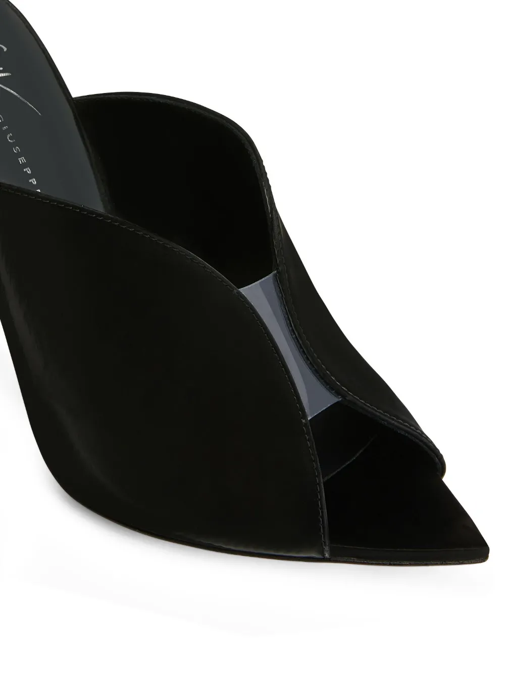 Мюли Intriigo Muse 105 с заостренным носком Giuseppe Zanotti, черный — фото 4