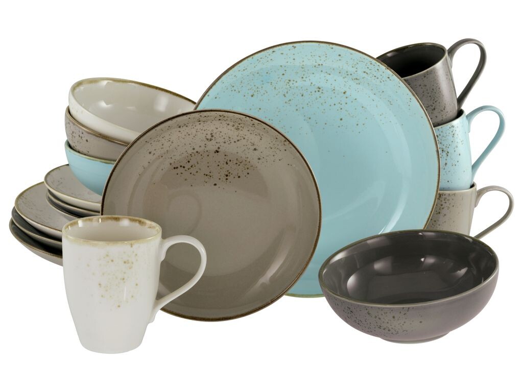 

CreaTable, 19984, Nature Collection Скандинавия, комбинированный сервиз, 16 предметов, керамика, мультиколор