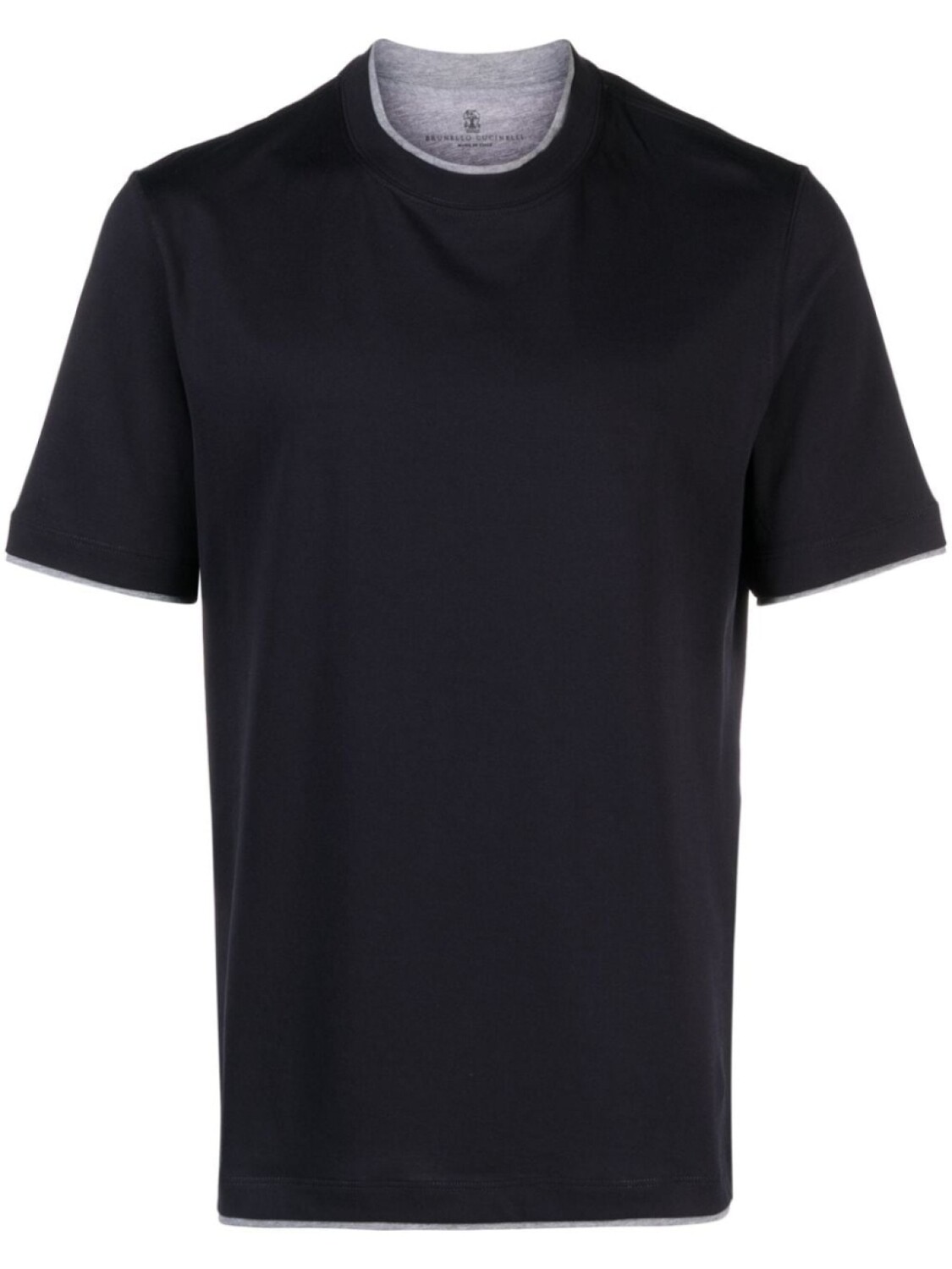 

Brunello Cucinelli многослойная футболка, синий