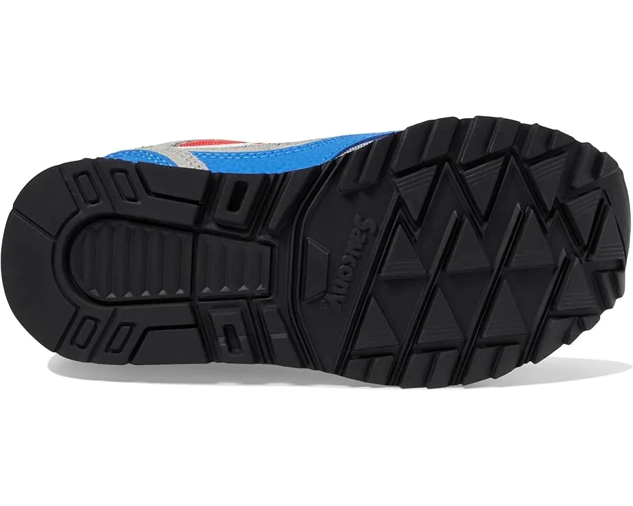 Кроссовки Saucony Kids Originals Shadow 6000 (Little Kid/Big Kid), Grey/Blue/Red — фото 3