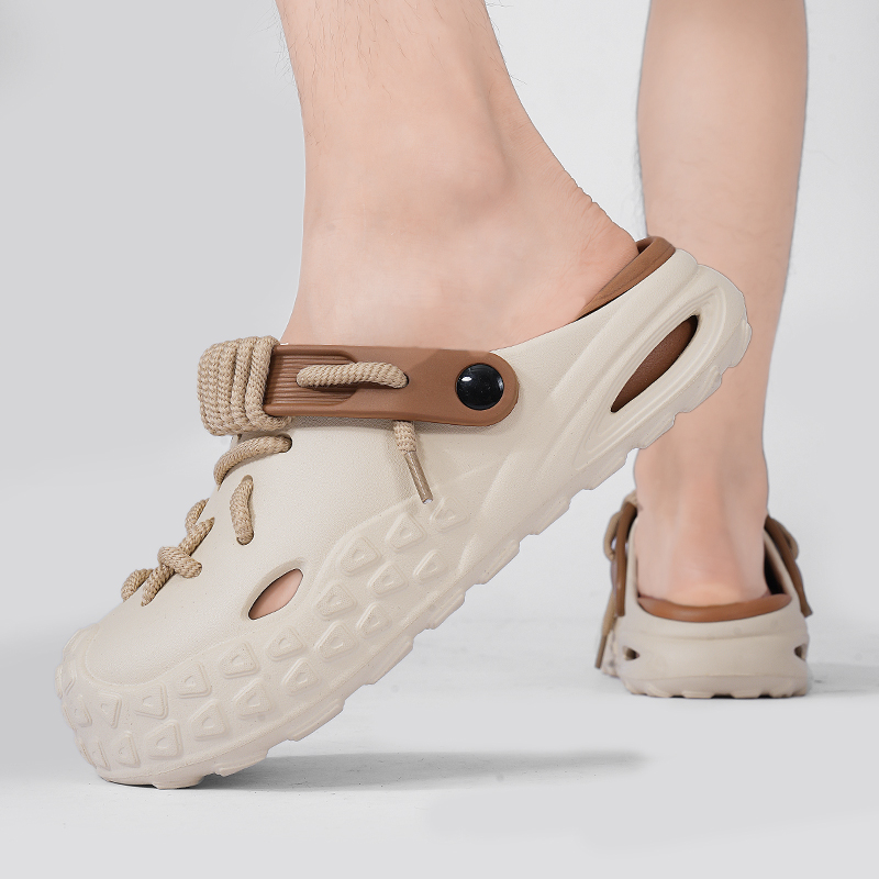 CHAOPAISHA Клоги унисекс бежево-желтые, цвет Beige Yellow — фото 4