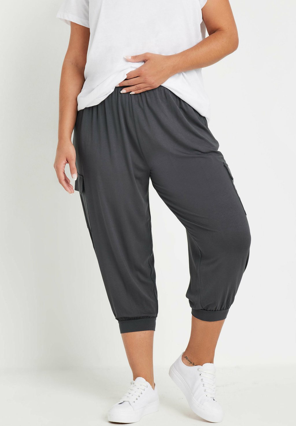 

Брюки карго Yours Clothing, темно-серый