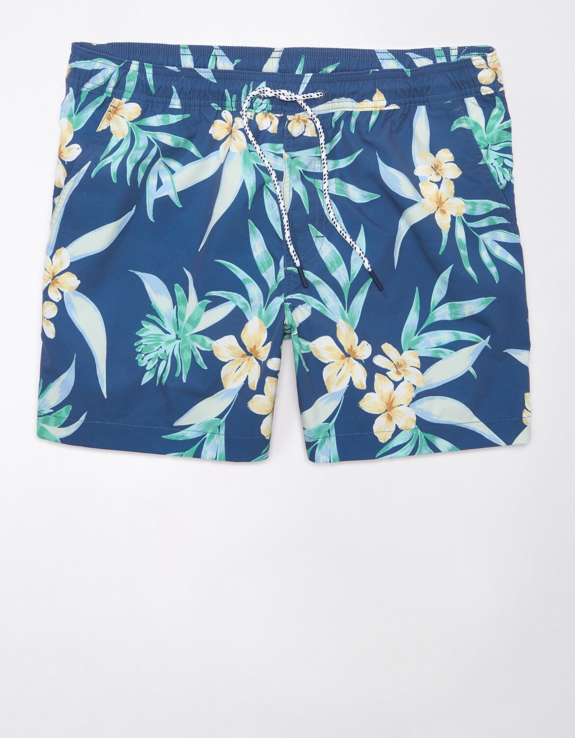 

Плавки-шорты AE Floral Flex 5 дюймов American Eagle Outfitters, цвет Fleet Navy
