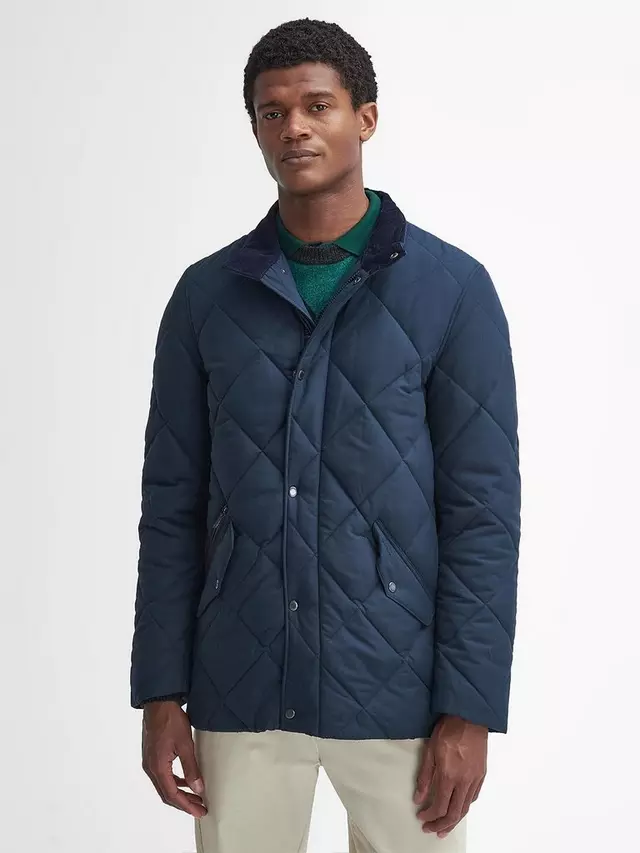 

Куртка Barbour Winter Chelsea Quilted, цвет navy/green