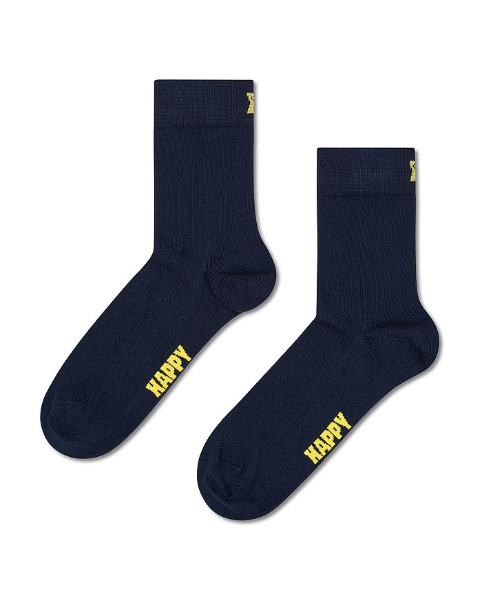 

Сплошные носки 1/2 Crew Happy Socks, синий