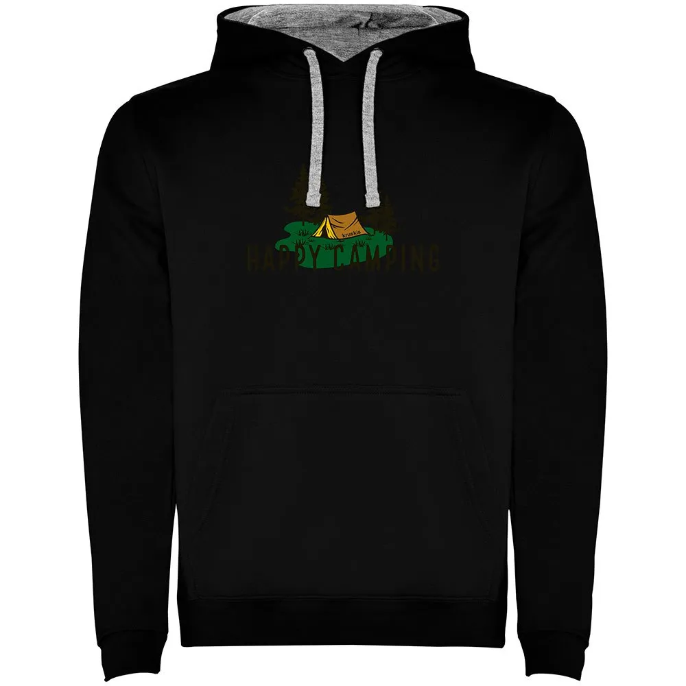 

Худи Kruskis Happy Camping Two-Colour, черный