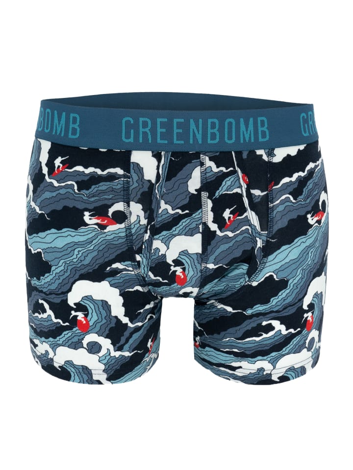 

Боксеры GreenBomb, темно-синий