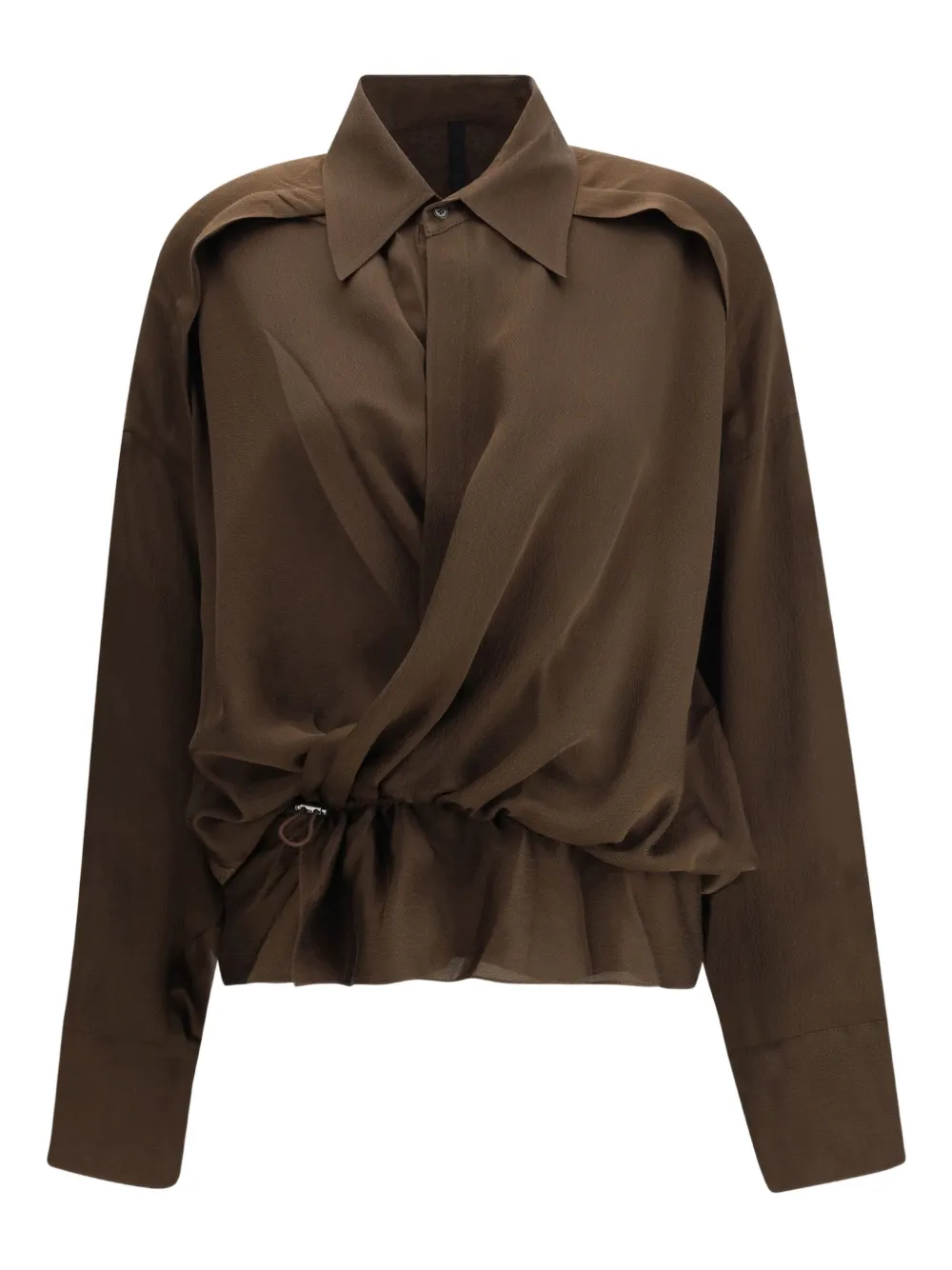 

Шелковая блузка Petar Petrov, коричневый