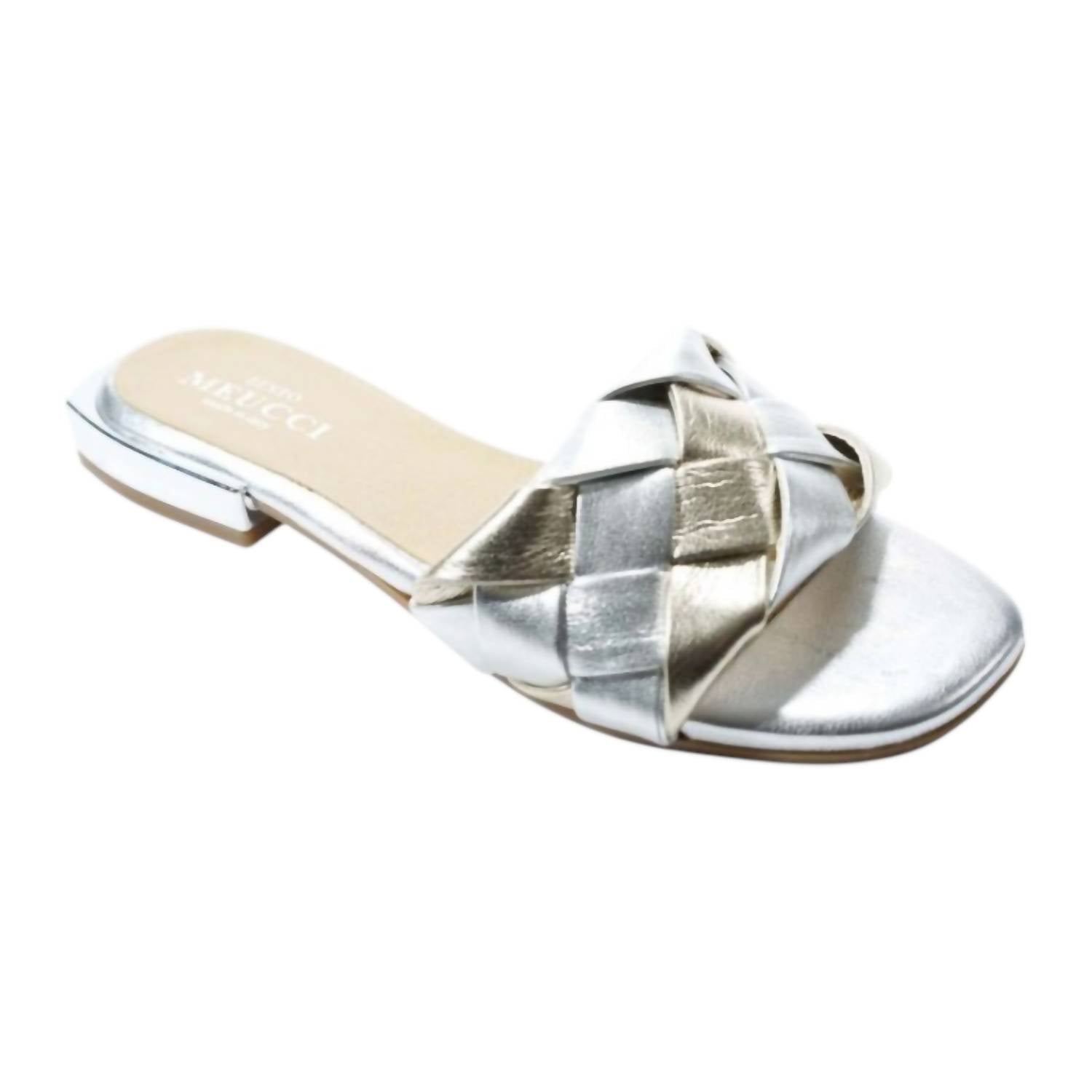 Женские балетки Merle Flat в цвете Platino Superzemy Sesto Meucci, Platino Superzemy — фото 2