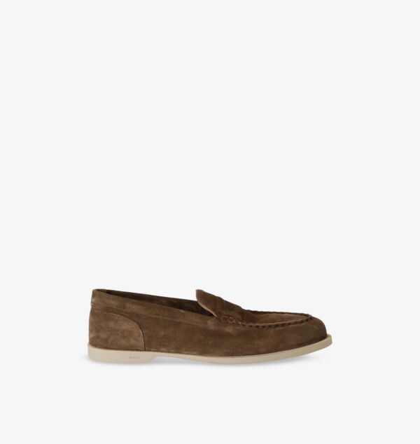 

Замшевые мокасины Pace с закрытым носком John Lobb, хаки