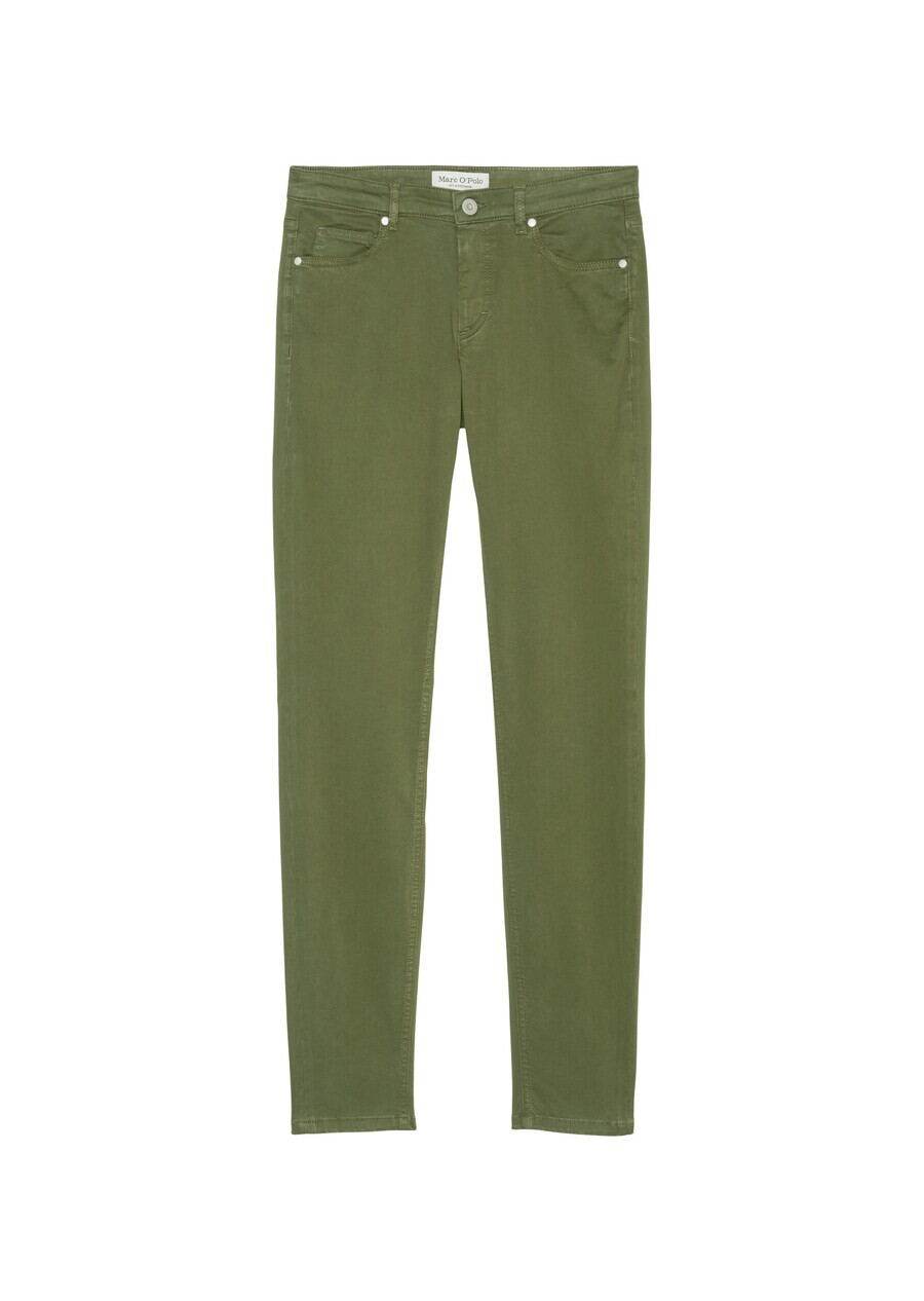 

Тканевые брюки Marc O'Polo Slim fit Pants Lulea, оливковый