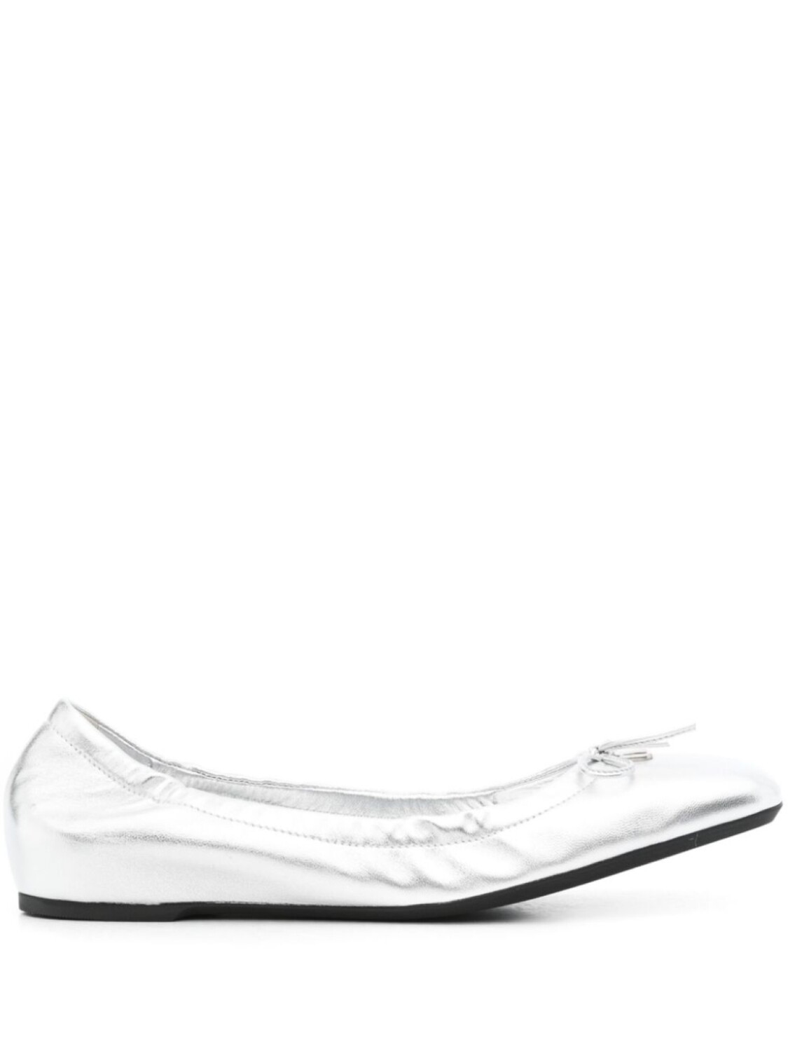 

Valentino Garavani балетки с логотипом VLogo Signature, серебряный
